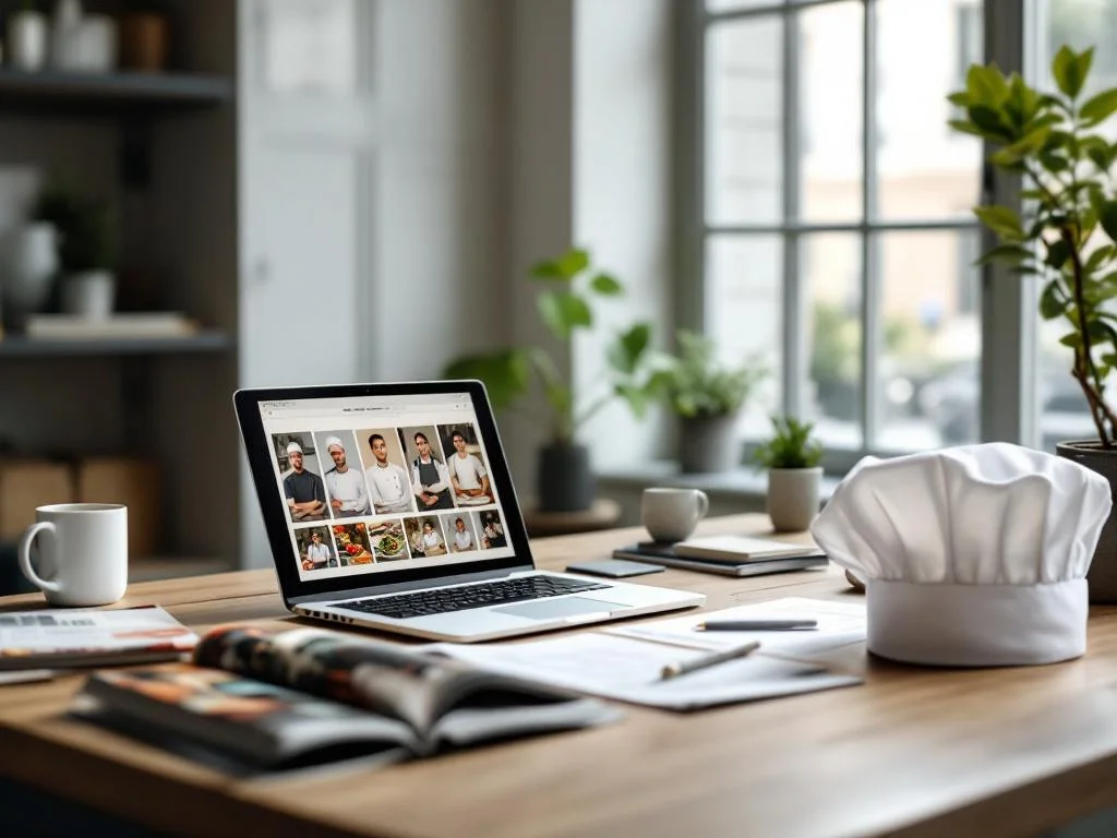 Bureau du chargé de compte recrutement cuisinier hôtellerie restauration